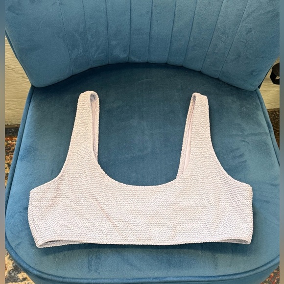 La Hearts Other - Women's Lavender Textured swim top